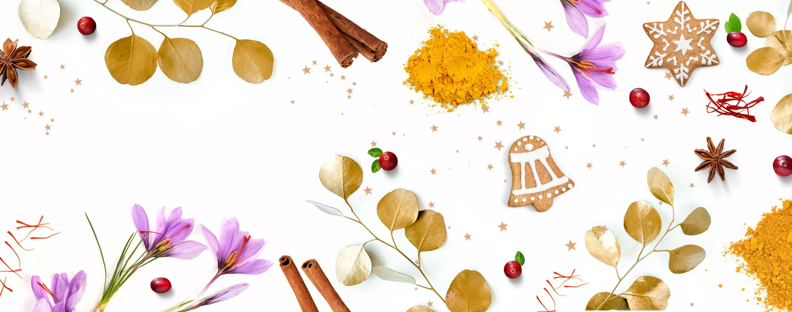 Weihnachtliche Deko und Kekse